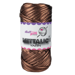 METTALIC YARN -BAKIR KAHVE