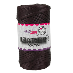 LEATHER YARN - MAT BORDO