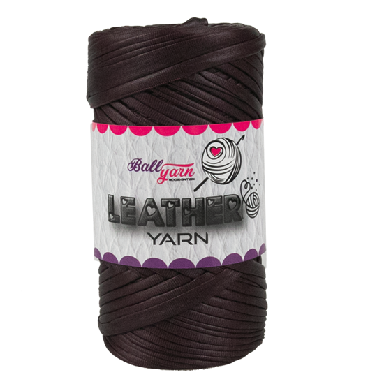 LEATHER YARN - MAT BORDO