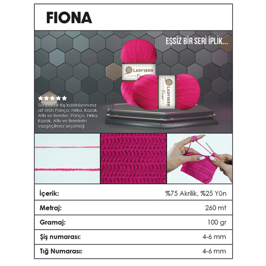 LADY YARN - FIONA PF011 LADY YARN - FIONA PF011