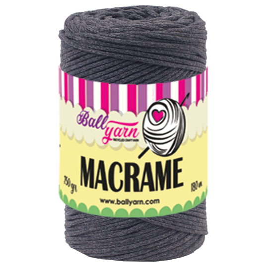 Macrame -103 KOYU GRİ