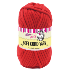 SOFT CORD YARN-KIRMIZI