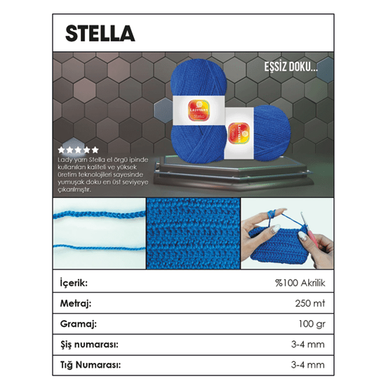 LADY YARN - STELLA PR001 LADY YARN - STELLA PR001