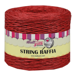 STRİNG RAFFİA- KIRMIZI