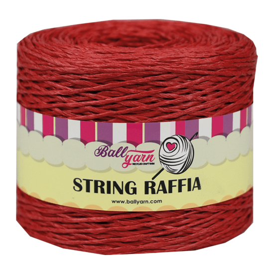 STRİNG RAFFİA- KIRMIZI STRİNG RAFFİA- KIRMIZI