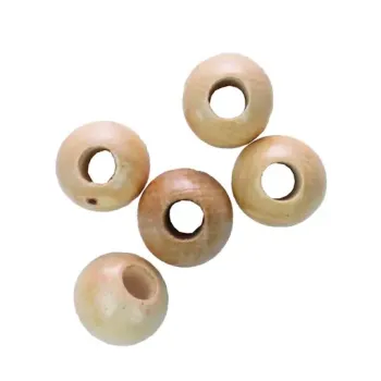 5'li Ahşap Boncuk - 22mm