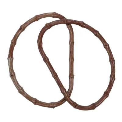 AHŞAP GÖRÜNÜMLÜ D MODEL TIRTIKLI ÇANTA SAPI