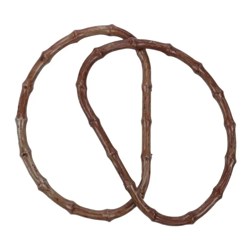 AHŞAP GÖRÜNÜMLÜ D MODEL TIRTIKLI ÇANTA SAPI