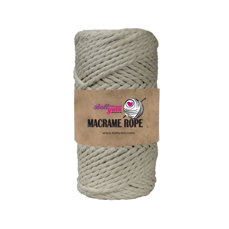 3 mm Macrame Rope 250 gr - Açık Bej