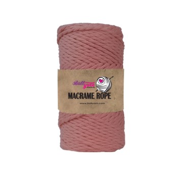 3 mm Macrame Rope 250 gr - Nar Çiçeği