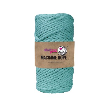 3 mm Macrame Rope 250 gr - Mint