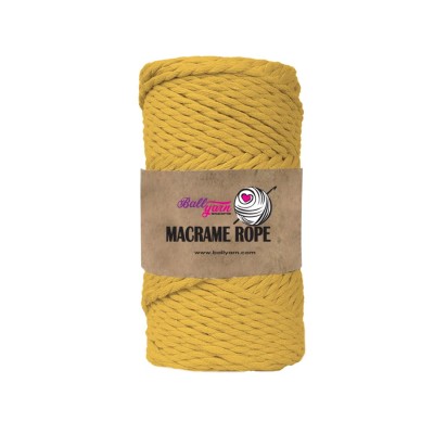 3 mm Macrame Rope 250 gr - Sarı