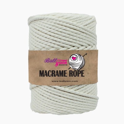 3 mm Macrame Rope 500 gr - Ekru