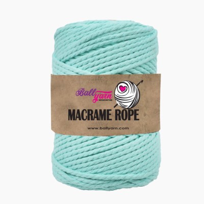 3 mm Macrame Rope 500 gr - Mint