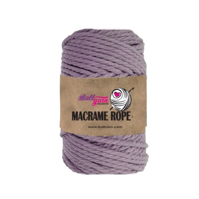 4 mm Macrame Rope 330 gr - Lila