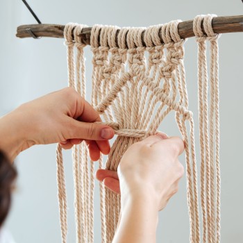 4 mm Macrame Rope 330 gr - Kırmızı