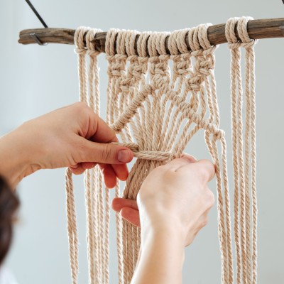 3 mm Macrame Rope 250 gr - Beyaz