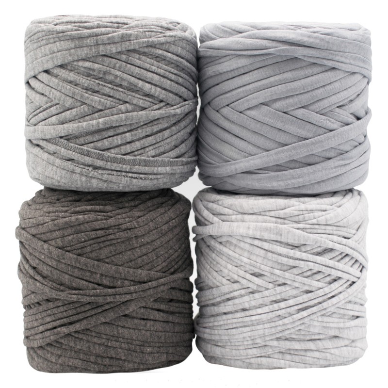 Mini 4'lü Penye İp - Gri Tonları