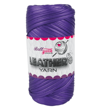 Mat Deri İp - Mor