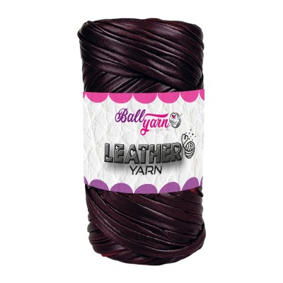 Mat Deri İp - Bordo