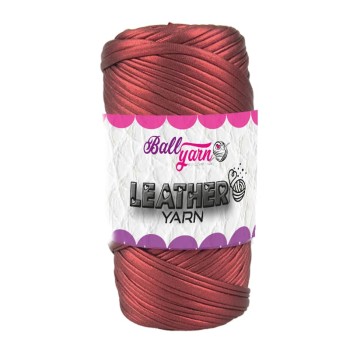 Mat Deri İp - Kırmızı