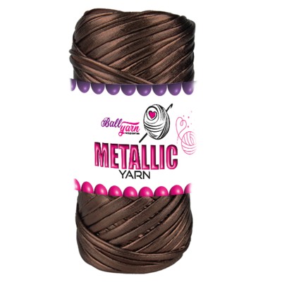 Metalik Deri İp - Bronz