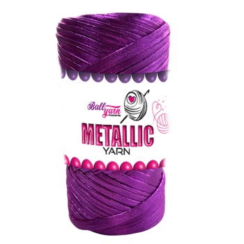 Metalik Deri İp - Fuşya