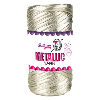 Metalik Deri İp - Gold