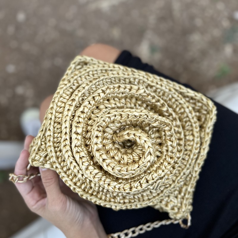 Metalik Deri İp - Benetton