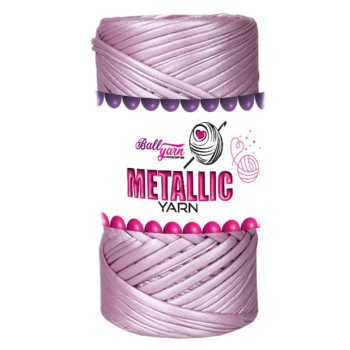 Metalik Deri İp - Pudra Pembe