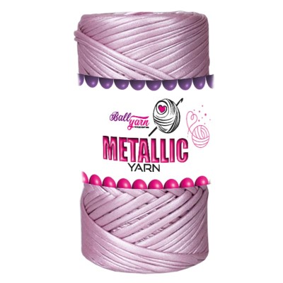 Metalik Deri İp - Pudra Pembe