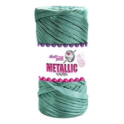 Metalik Deri İp - Su Yeşili