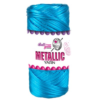 Metalik Deri İp - Turkuaz