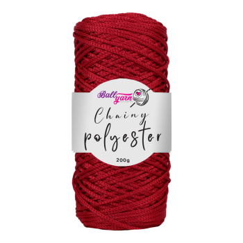 Polyester Macrame - Kırmızı