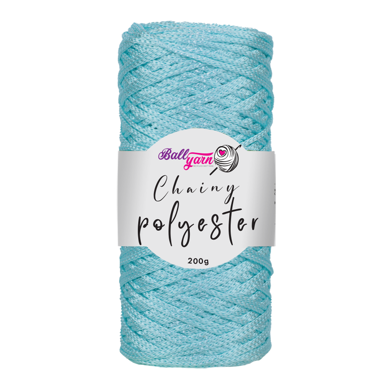 Polyester Macrame - Açık Mavi