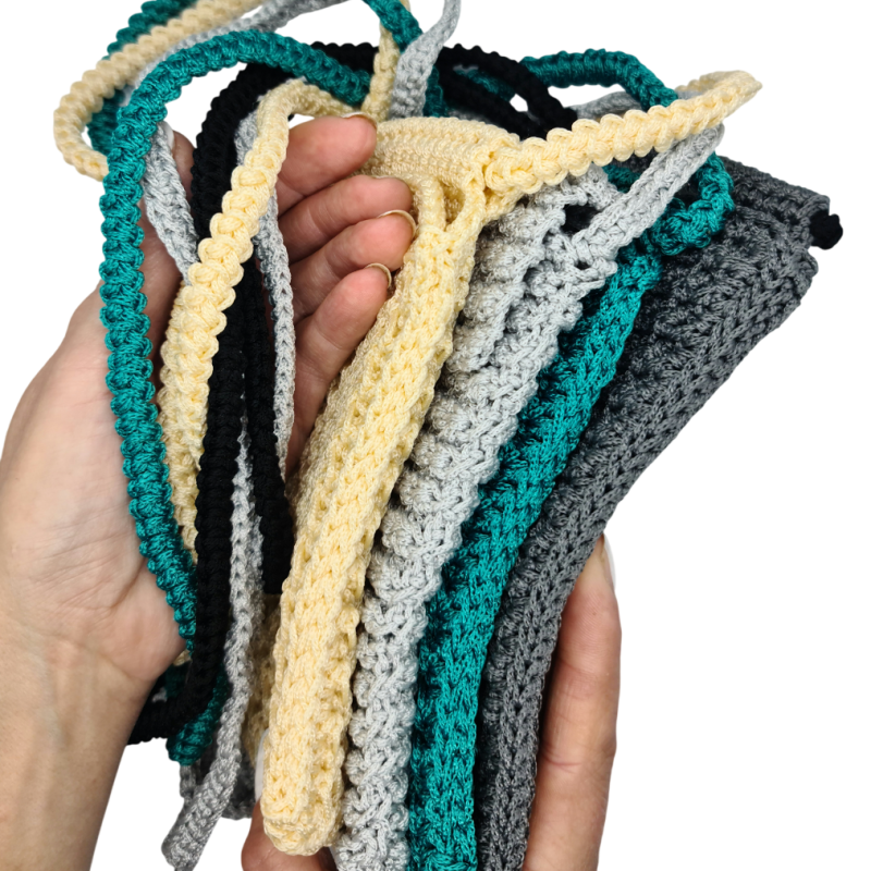 Polyester Macrame - Pudra