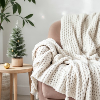 Chunky Blanket - Lila