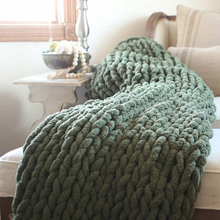 Chunky Blanket - Lila