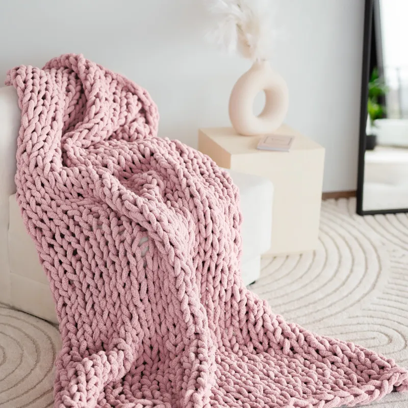 Chunky Blanket - Lila