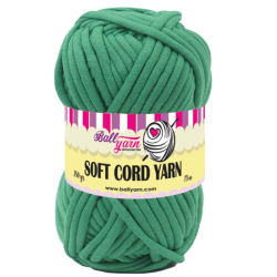 SOFT CORD YARN - YEŞİL