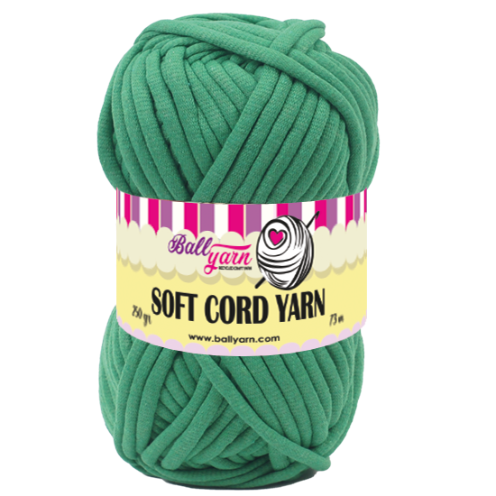 SOFT CORD YARN - YEŞİL