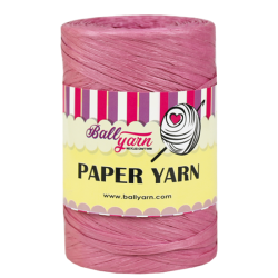 PAPER YARN - KOYU PEMBE